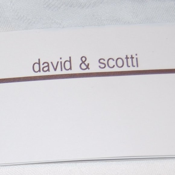 David & Scotti Brown Leather & Soft Material Small Purse W/ Embroidery& Beads - Picture 16 of 16